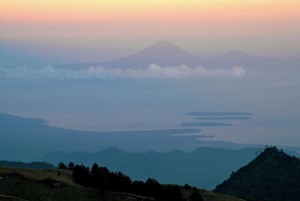 Lombok's Rinjani In The Clouds
